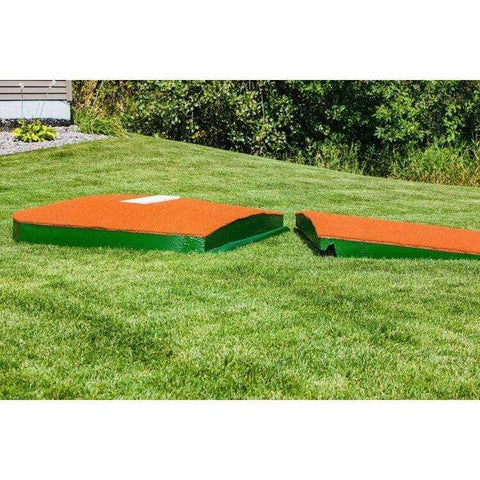 10" Standard Two-Piece Practice Pitching Mound with Turf - Portolite - Pitch Machine Pros