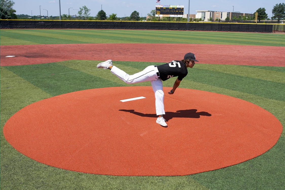 Full Regulation 18' Fiberglass Pitching Mound-True Pitch-NCAA Approved - Pitch Machine Pros