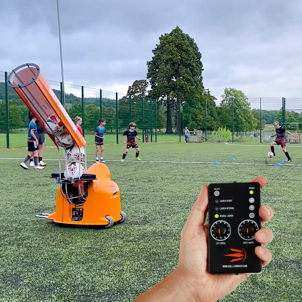 Ball Launcher Soccer Training Machine - Pitch Machine Pros
