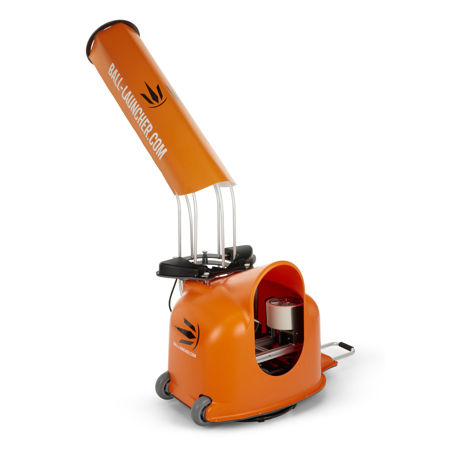 Ball Launcher Soccer Training Machine with Launch Speed Boost Plug In - Pitch Machine Pros