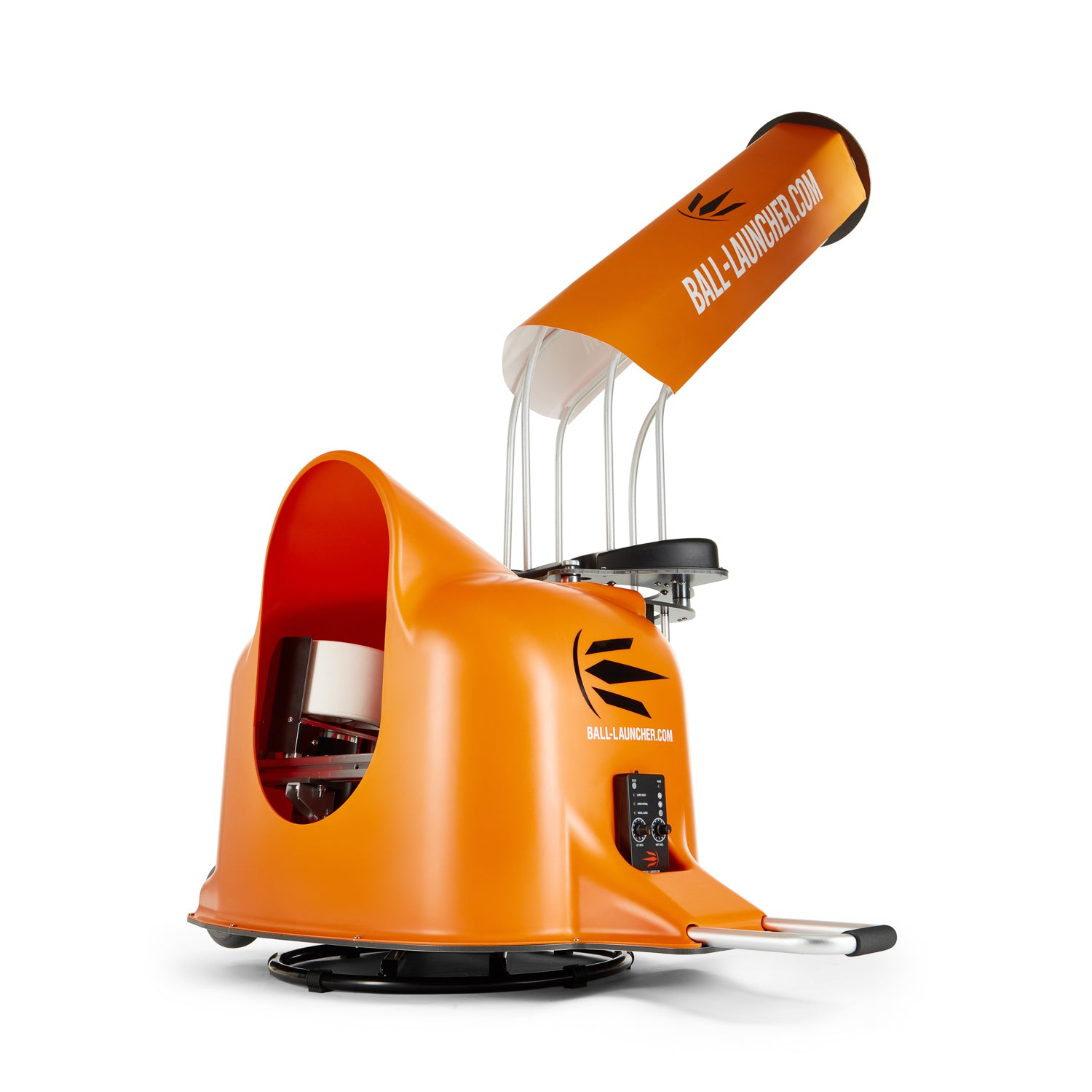 Ball Launcher Soccer Training Machine with Launch Speed Boost Plug In - Pitch Machine Pros