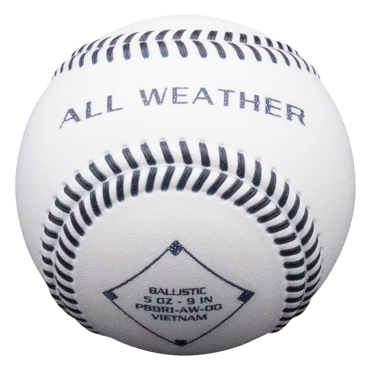 All Weather Ballistic Practice Training Ball- 1 Dozen- Baden - Pitch Machine Pros