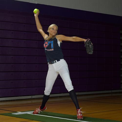 Jennie Finch Softball Pitching Lane Pro - Pitch Machine Pros