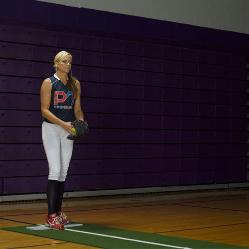 Jennie Finch Softball Pitching Lane Pro - Pitch Machine Pros