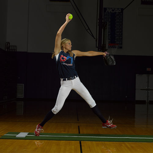 Jennie Finch Softball Pitching Lane Pro - Pitch Machine Pros