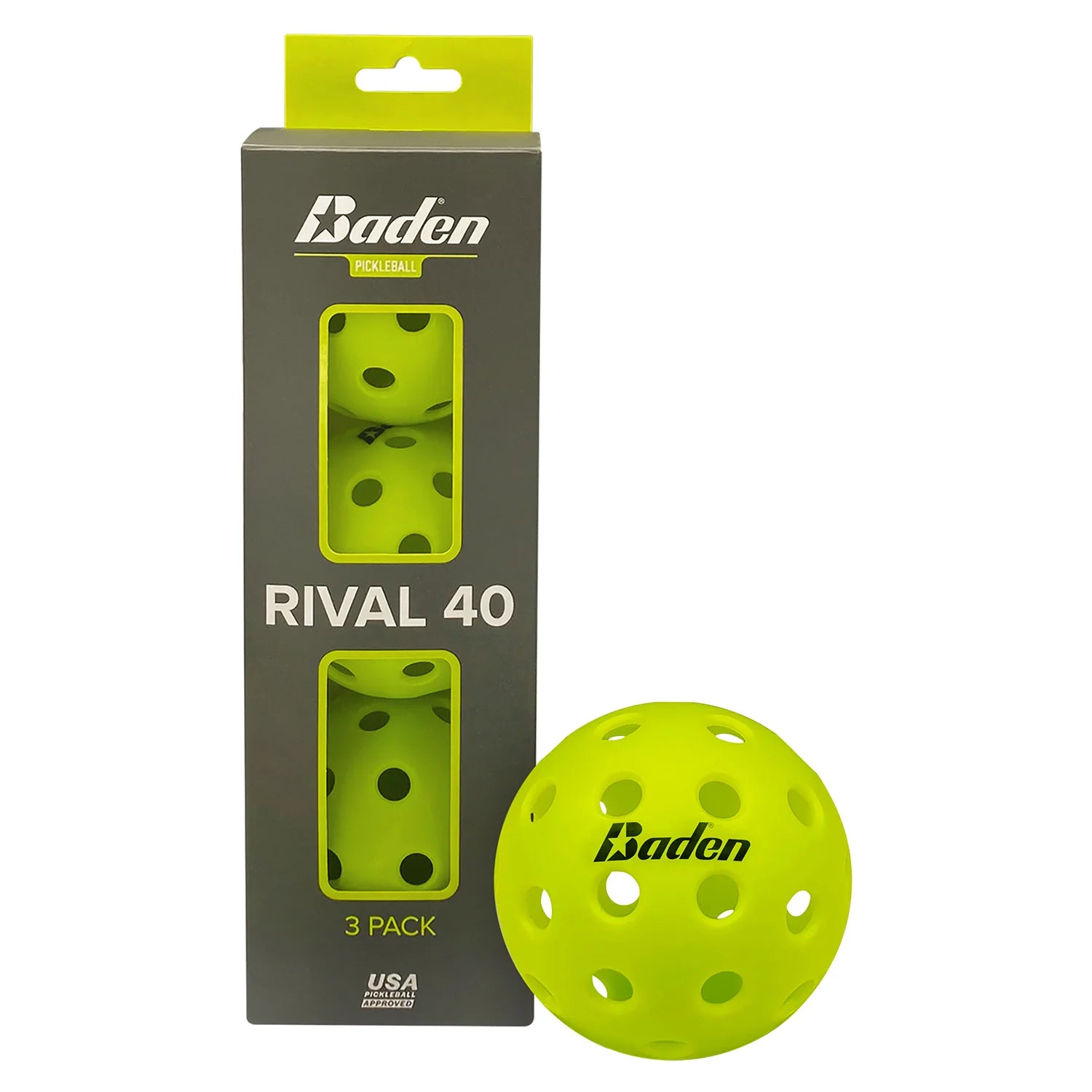 Optic Yellow  USA Pickleball Approved Pickleballs - Pitch Machine Pros