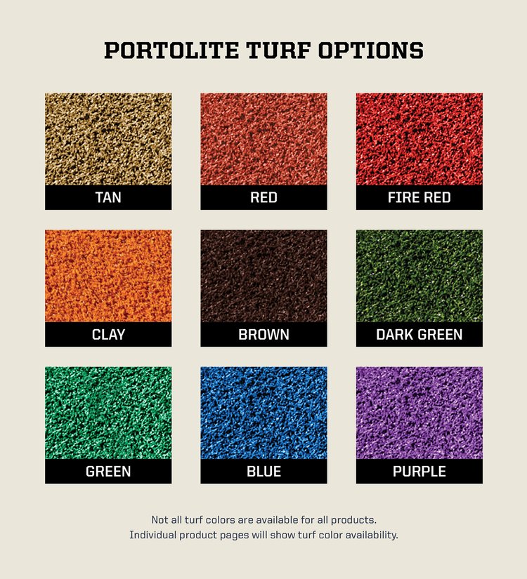 Stride Off Youth 4"Game Mound - Portolite -Clay/Green/Red/Tan Turf - Lightweight & Durable - - Pitch Machine Pros