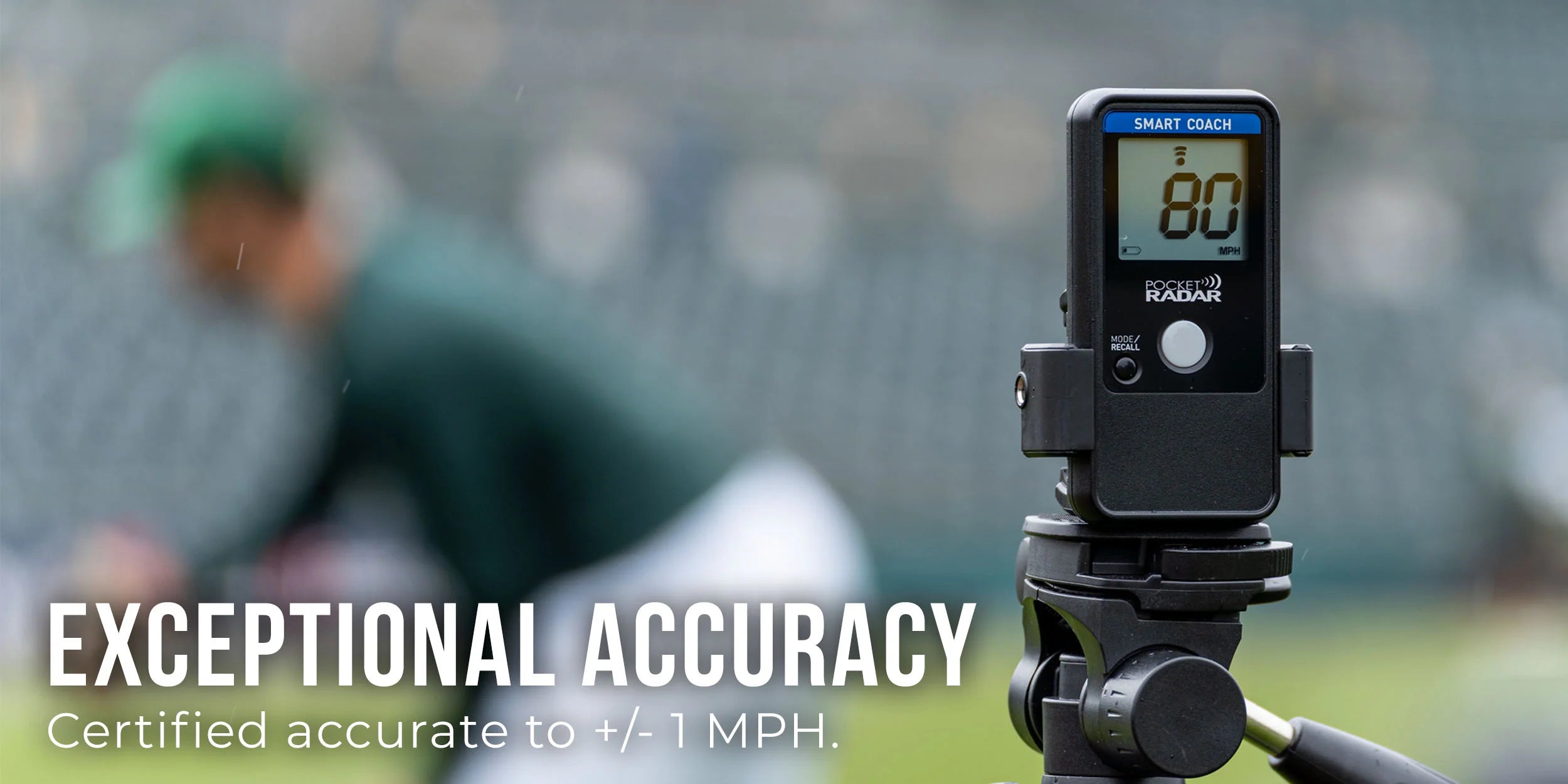 Smart Coach Baseball Radar Gun-Pocket Radar - Pitch Machine Pros
