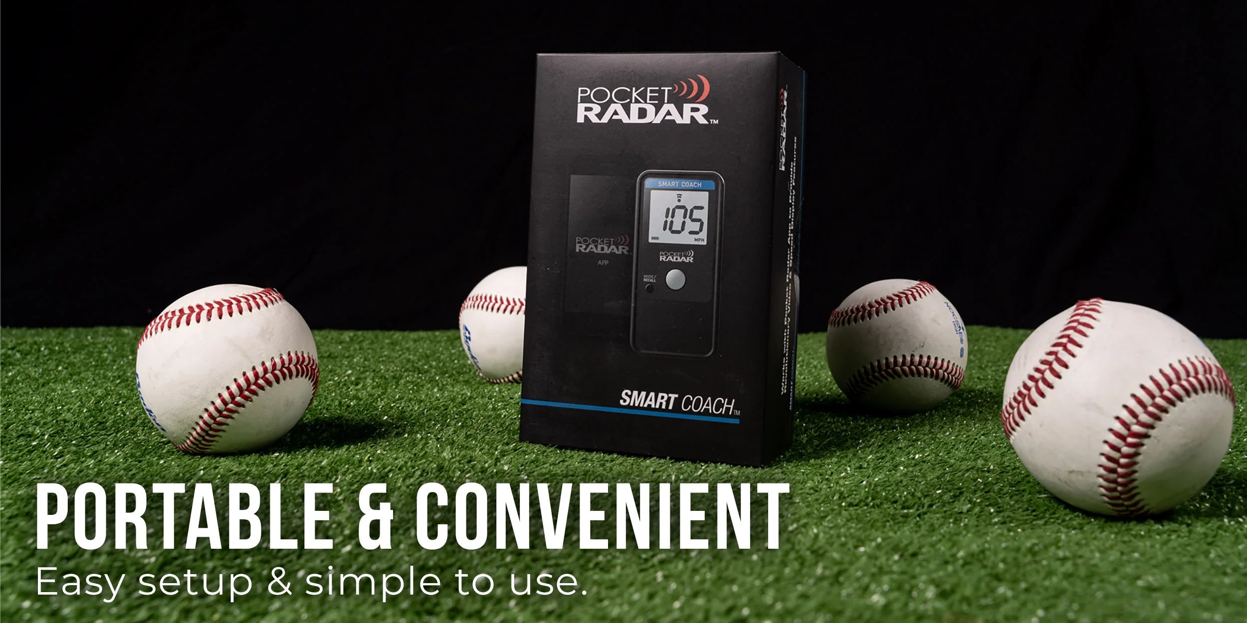 Smart Coach Baseball Radar Gun-Pocket Radar - Pitch Machine Pros