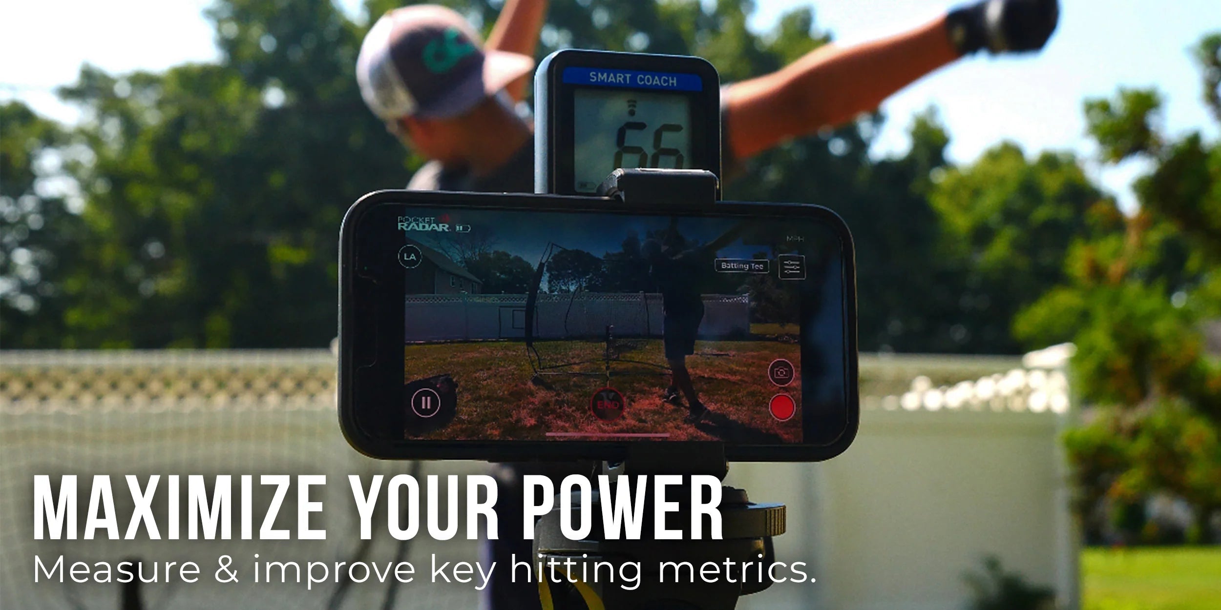 Smart Coach Baseball Radar Gun-Pocket Radar - Pitch Machine Pros