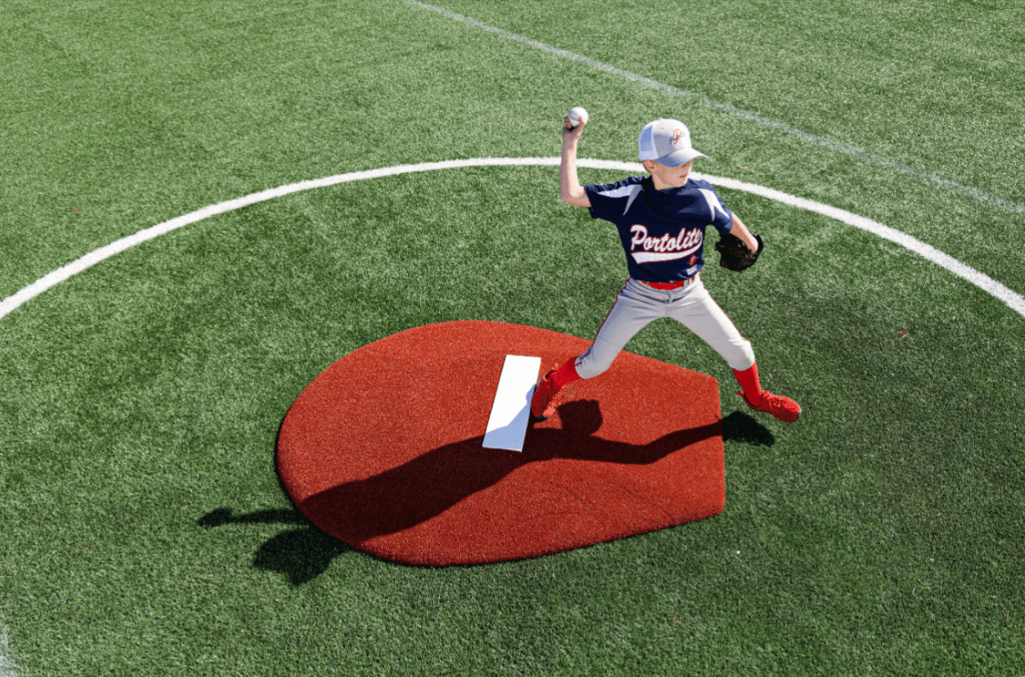 6" Oversized Stride Off One Piece Game Mound- Portolite - Pitch Machine Pros