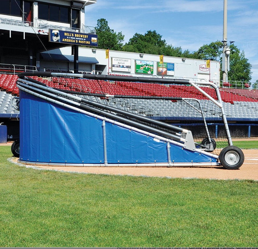 Professional Batting Cage- Big League Series Bomber Pro - Pitch Machine Pros