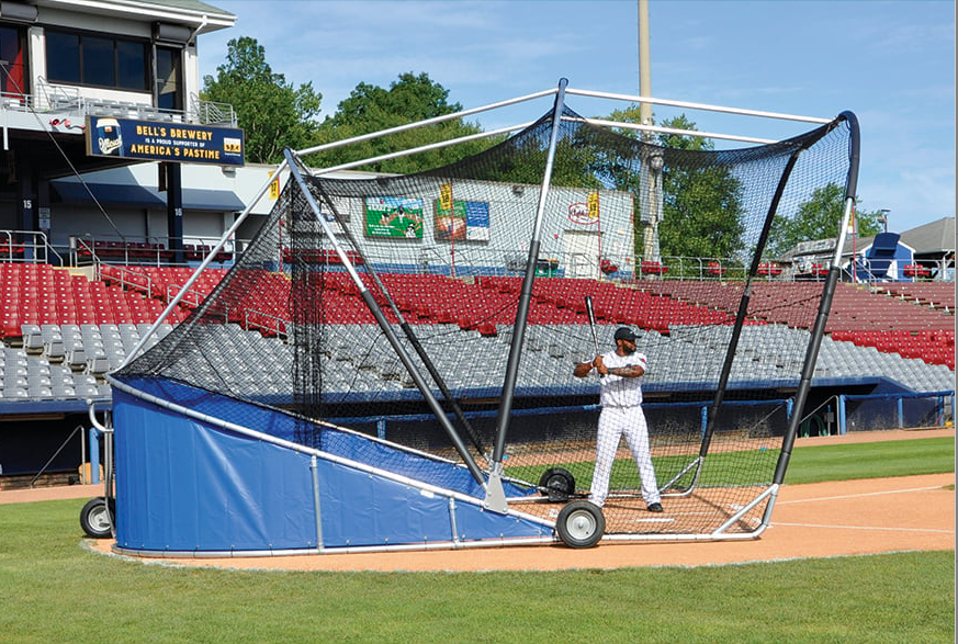 Professional Batting Cage- Big League Series Bomber Pro - Pitch Machine Pros