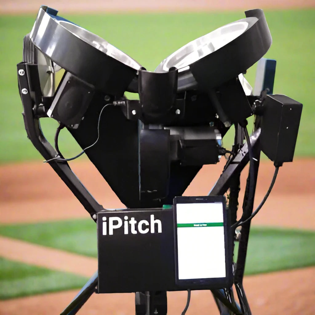 Baseball Pro Machine Shop iPitch® 3 Wheel Baseball Pitching Machine at PitchMachinePros.com