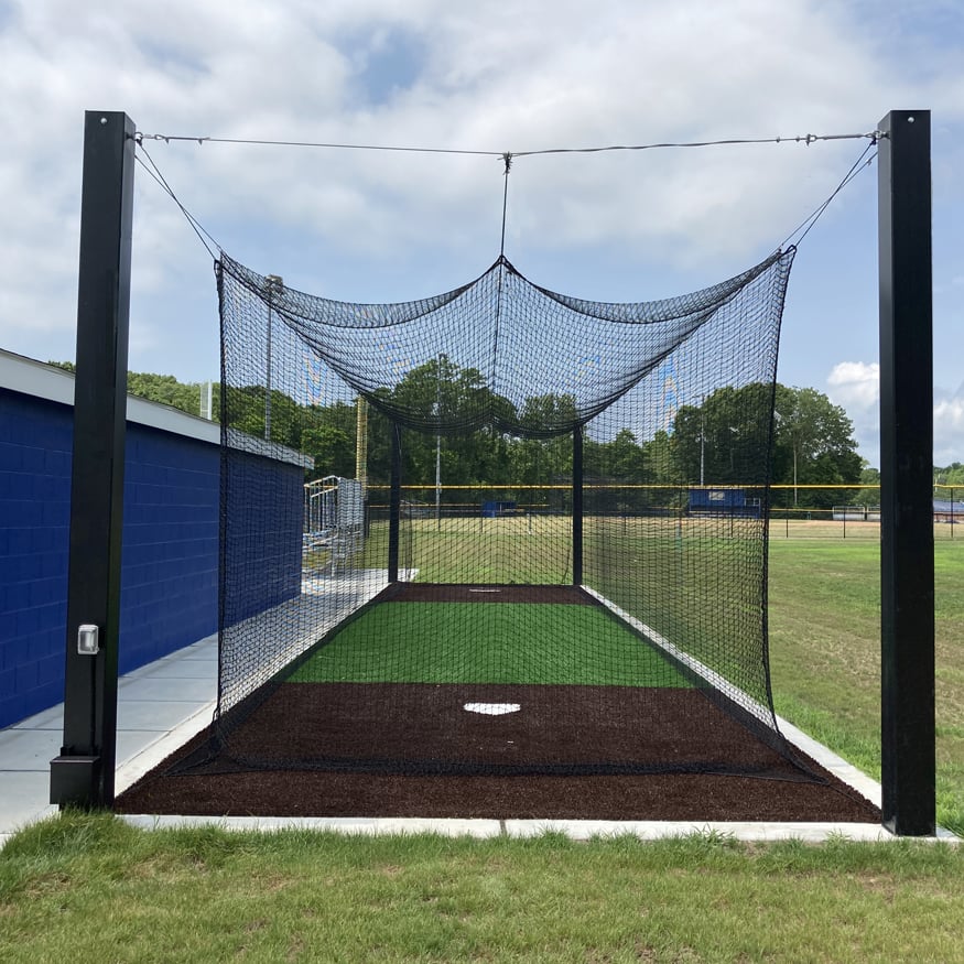 Batting Tunnel Frame - Mega 55 foot Outdoor-Single - Pitch Machine Pros