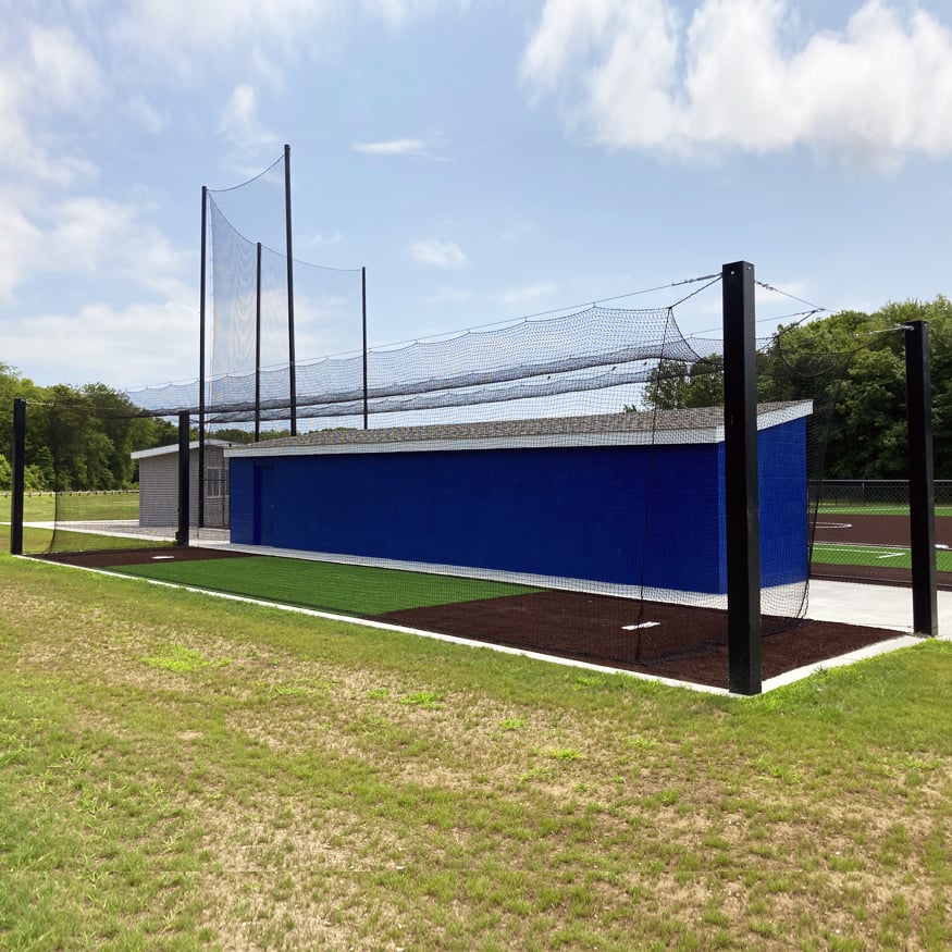 Batting Tunnel Frame - Mega 55 foot Outdoor-Single - Pitch Machine Pros