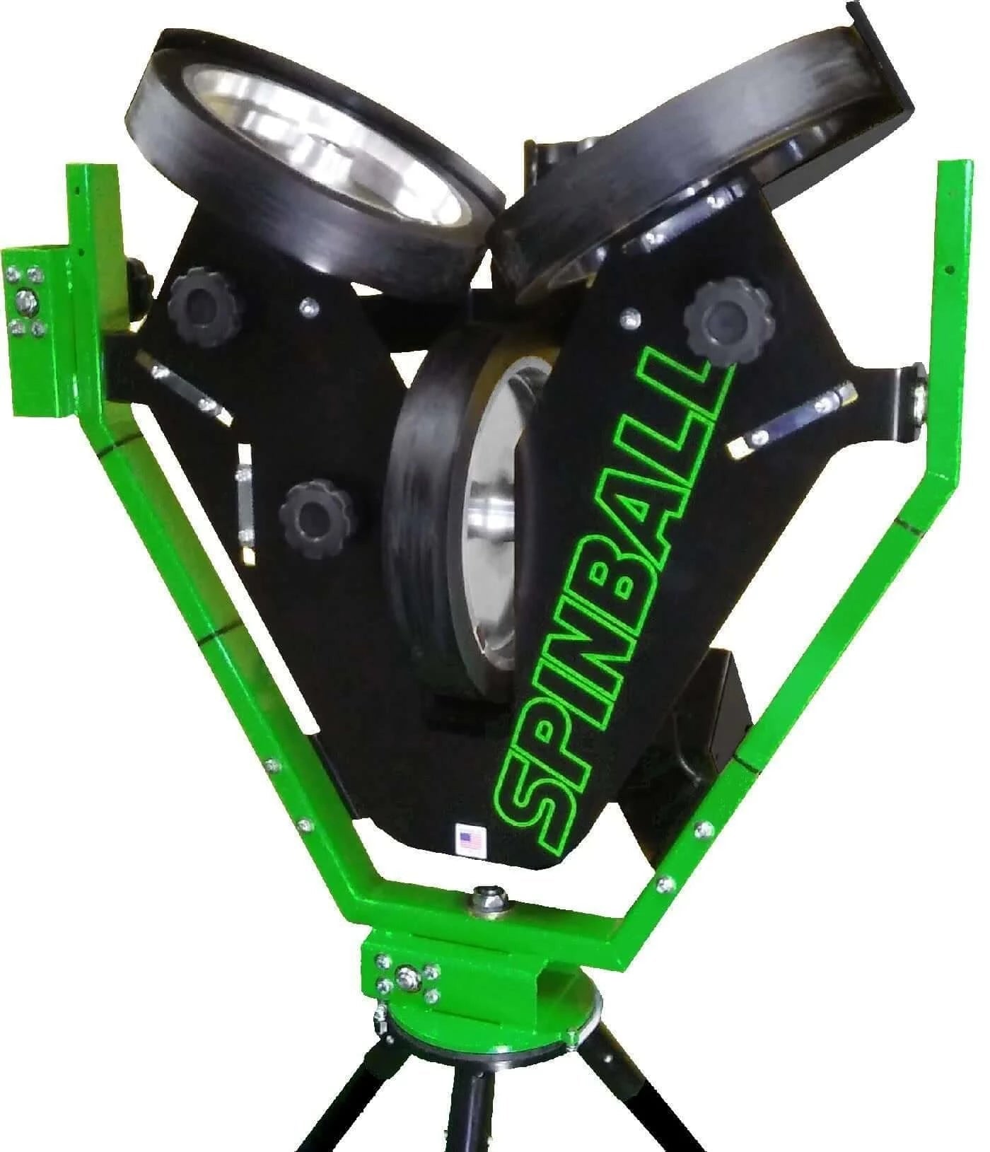 Spinball Wizard Three-Wheel Baseball Pitching Machine