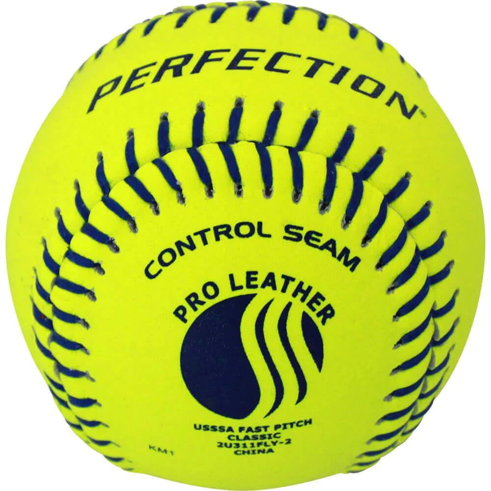 USSSA Fastpitch 12" Leather Softballs - Pitch Machine Pros