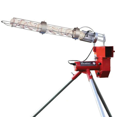 Variable Speed 52 MPH Real Baseball Pitching Machine with Auto Ball Feeder - Pitch Machine Pros