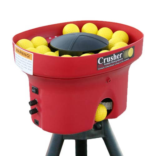 Fastball-Curveball Mini Ball Pitching Machine With 8 Hr. Battery - Pitch Machine Pros