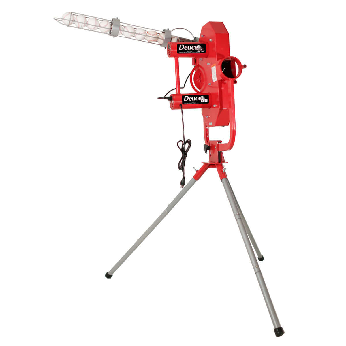 Heater Deuce 95 MPH 2 Wheel Curveball Pitching Machine w/ Auto Feeder DC899 - Pitch Machine Pros