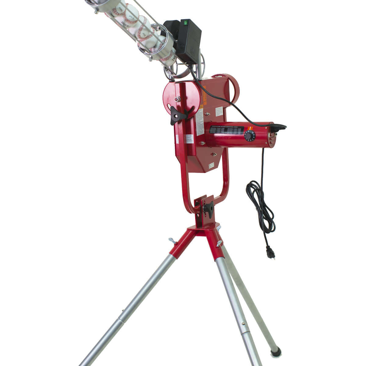 Fastball & Curveball 52 MPH Pitching Machine With Auto Ball Feeder-Heater Sports - Pitch Machine Pros