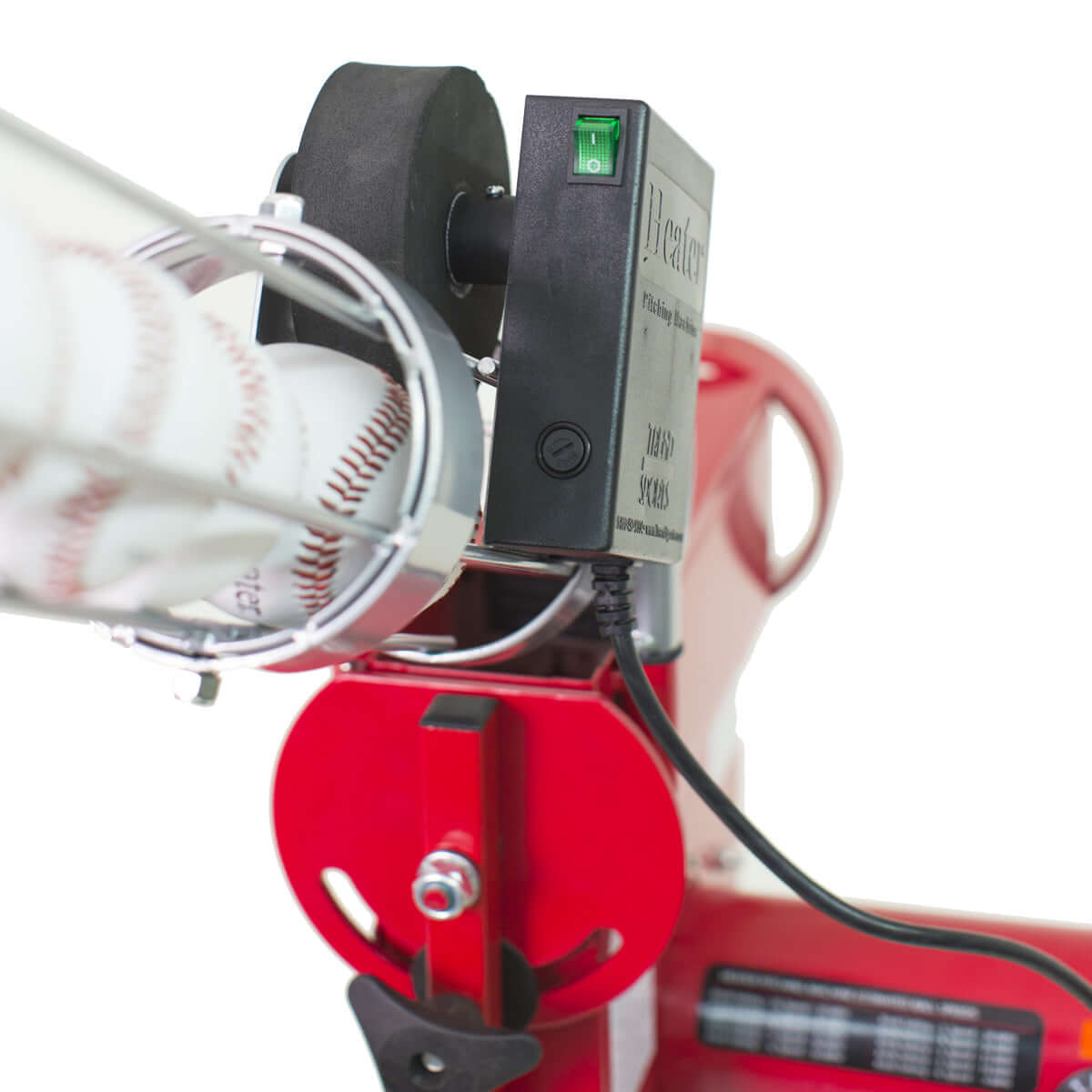 Fastball & Curveball 52 MPH Pitching Machine With Auto Ball Feeder-Heater Sports - Pitch Machine Pros
