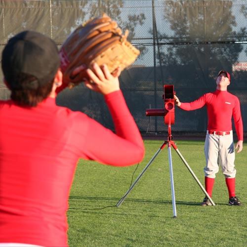 Real 12" Softball Pitching Machine up to 52 MPH With Ball Feeder - Pitch Machine Pros