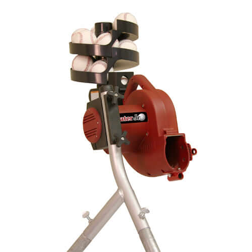 Variable Speed Real Baseball Pitching Machine with Auto Ball Feeder - Pitch Machine Pros